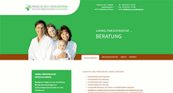Desktop Screenshot of bartram-umweltmedizin.de